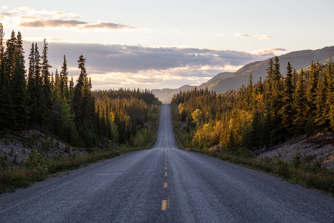 photo de paysage pour montrer les lignes directrices